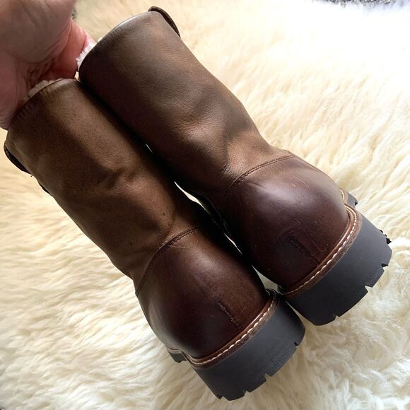 ROSS & SNOW Men's Leather Boots (Sz 9) - Picture 7 of 11
